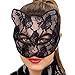 Produktbild Carnival Toys 00816 - Maske für Erwachsene - schwarze Katze, PVC