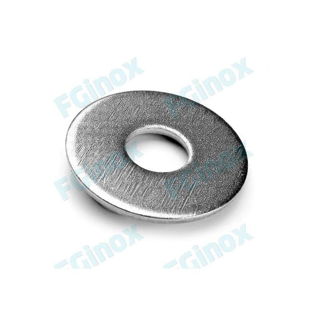 50 arandelas planas extra grandes tipo LL 14 mm - NFE 25513 - NFE25-514 - ISO 7089 - Inox A4 - D-Work
