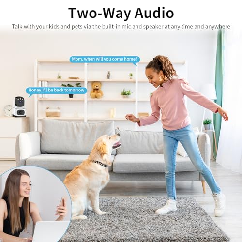 Image of VSTARCAM Indoor Security Camera with Smoke Detection, 2K UHD Smoke Detector Camera, Motion Detection, Auto Tracking, Color Night Vision, 2-Way Audio, Cloud & SD Card Storage(up to 256GB)