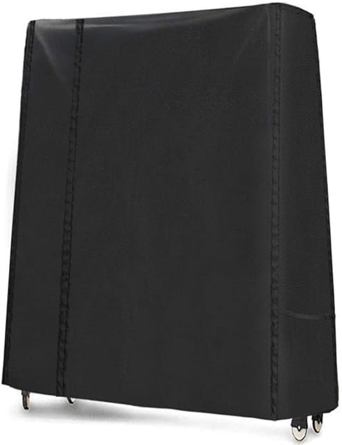 AMSAMOTION Table Tennis Table Cover Ping Pong Table Protective Cover Heavy Duty Waterproof Windproof Anti-UV Oxford Fabric Protective outdoor 165×70×185cm