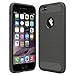 Produktbild Anjoo Hülle Kompatibel mit iPhone 6/6s, Carbon Fiber Texture-Inner Shock Resistant-Weich und Flexibel TPU Cover Case Kompatibel mit iPhone 6/6s, Grau