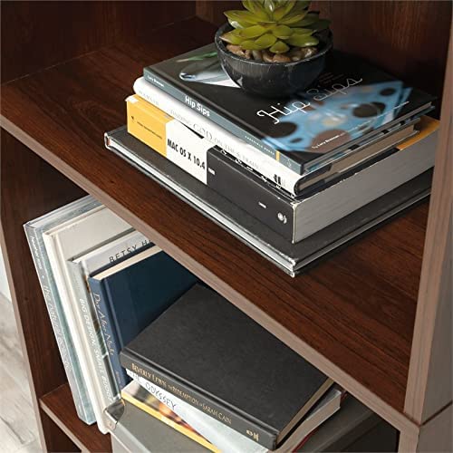 Sauder Beginnings 5-Shelf Bookcase, Brook Cherry Finish #TOP4
