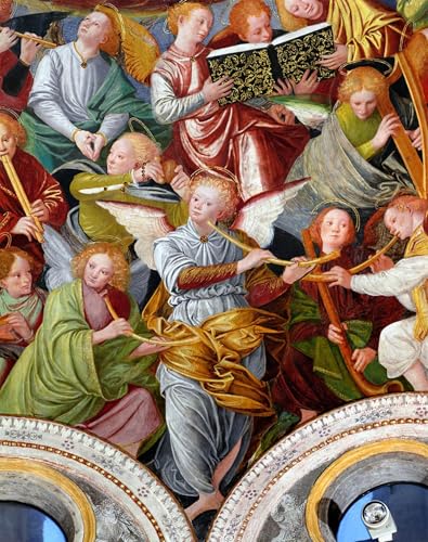 Tableau Toile Le Concert des Anges 60x90cm pour masquer les imperfections de mur
