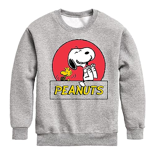 HYBRID APPAREL - Peanuts - Snoopy Woodstock Circle - Toddler & Youth Crewneck Fleece Sweatshirt