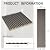 NovaGrid Board 2PCS 3D Acoustic Slat Wall Panel Fluted Textured Panel Solid-Thin-Round Design for Interior Ceiling and Decoration 118"x6.5" (Classic Copper)