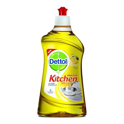 Dettol Kitchen Dish and Slab Gel - 400 ml (Lemon Fresh)