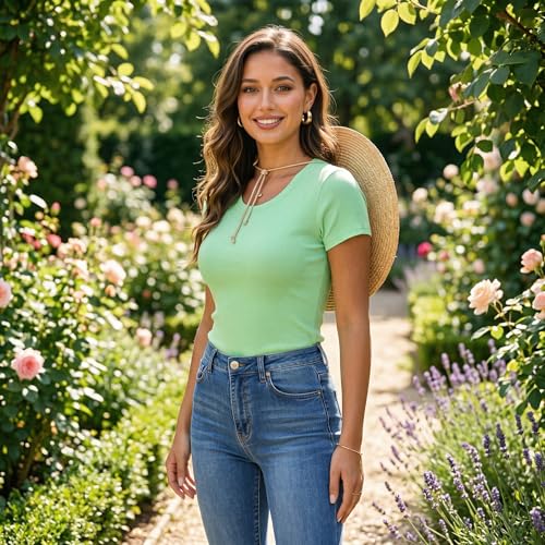 Image of ASAIR Ribbed Tshirt for Women