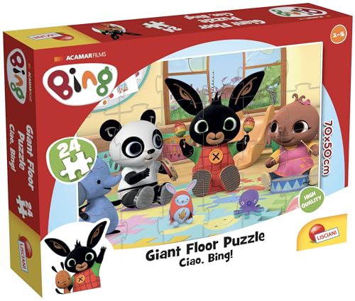 Lisciani - Disney Junior Bing Ciao - Maxi Puzzle 24 Pièces - Dès 1 an