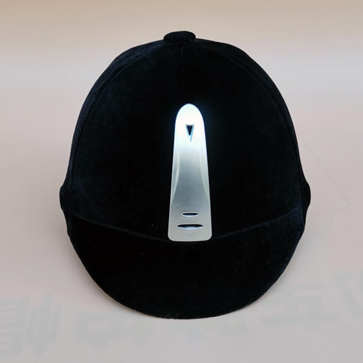 Casco de Equitación para Mujer, Negro, Abs y Terciopelo