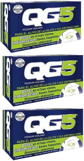 Qg5 Relief ColitsRelaxes The Inflammatory BowelColon Eliminates Spasm (3PACK)!!!