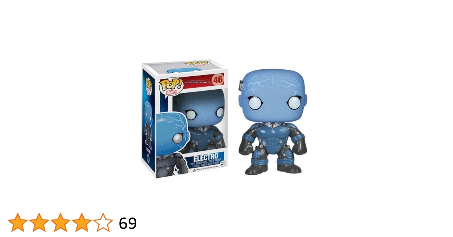 Funko POP エレクトロ 『アメイジング・スパイダーマン2』 期間限定出品 Amazon.com: Funko POP Marvel: Amazing Spiderman Movie 2