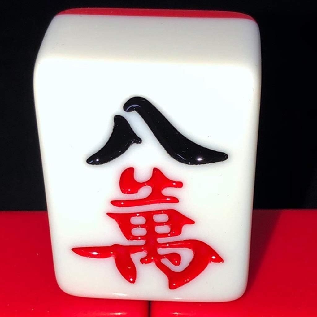Il costume di Mahjong cinese Mahjong, giochi di società itineranti, regali creativi, tessere Mahjong, intrattenimento for il tempo libero(40#)