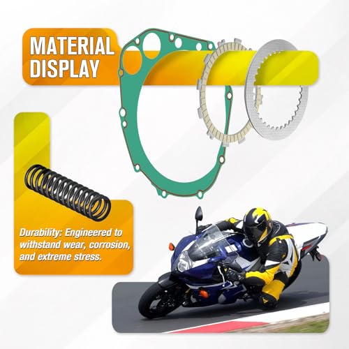 Image of 21400-40811 Clutch Friction Steel Plates Gasket Kit For Suzuki GSX-R1000 2001-2004 GSX-R1000Z 2003-2004