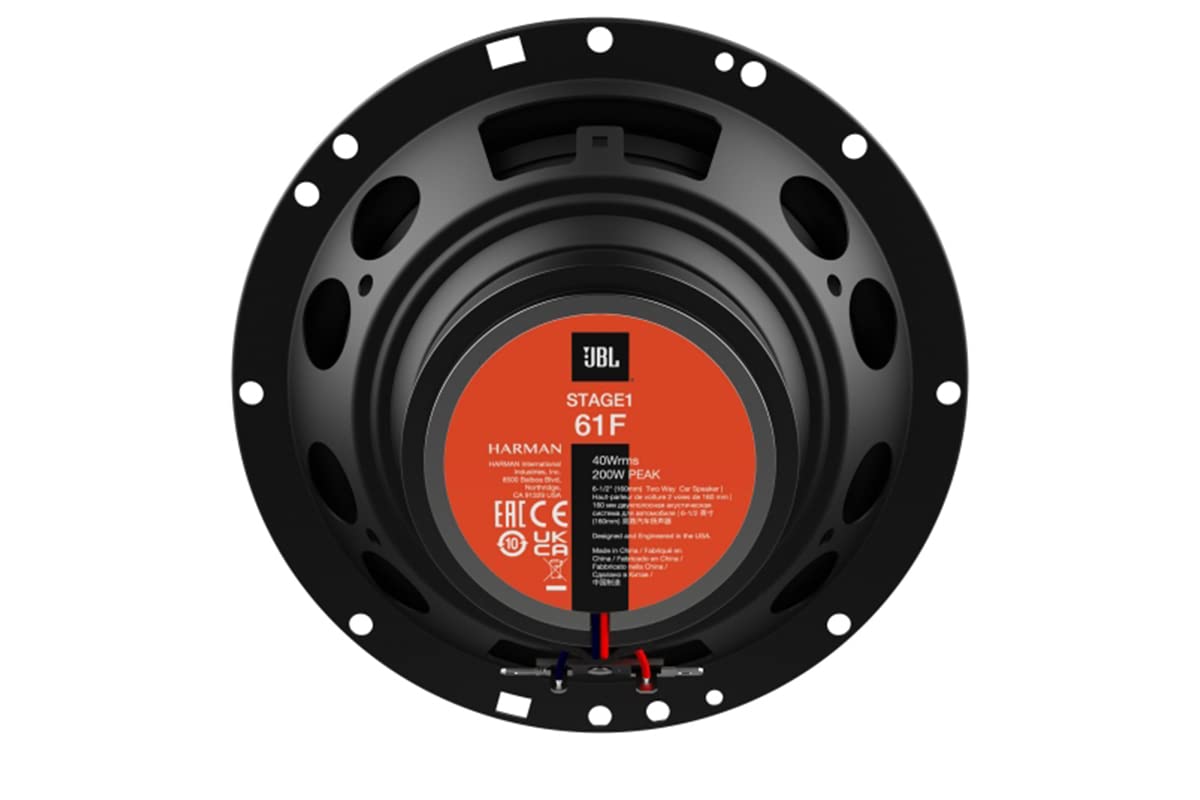 JBL Stage1 61F Lautsprecher mit Einbauset passend für Skoda Octavia III ab 2012 Türen vorne/hinten 400 W 165mm 2 Wege Koax