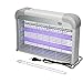 ECD Germany Désinsectiseur Électrique UV 20W 60m² - Destructeur Répulsif Tueur d'Insectes - Lampe Anti-Moustiques Tué-Mouches - Inodore et Silencieux - Utilisation en Intérieur - avec Chaîne