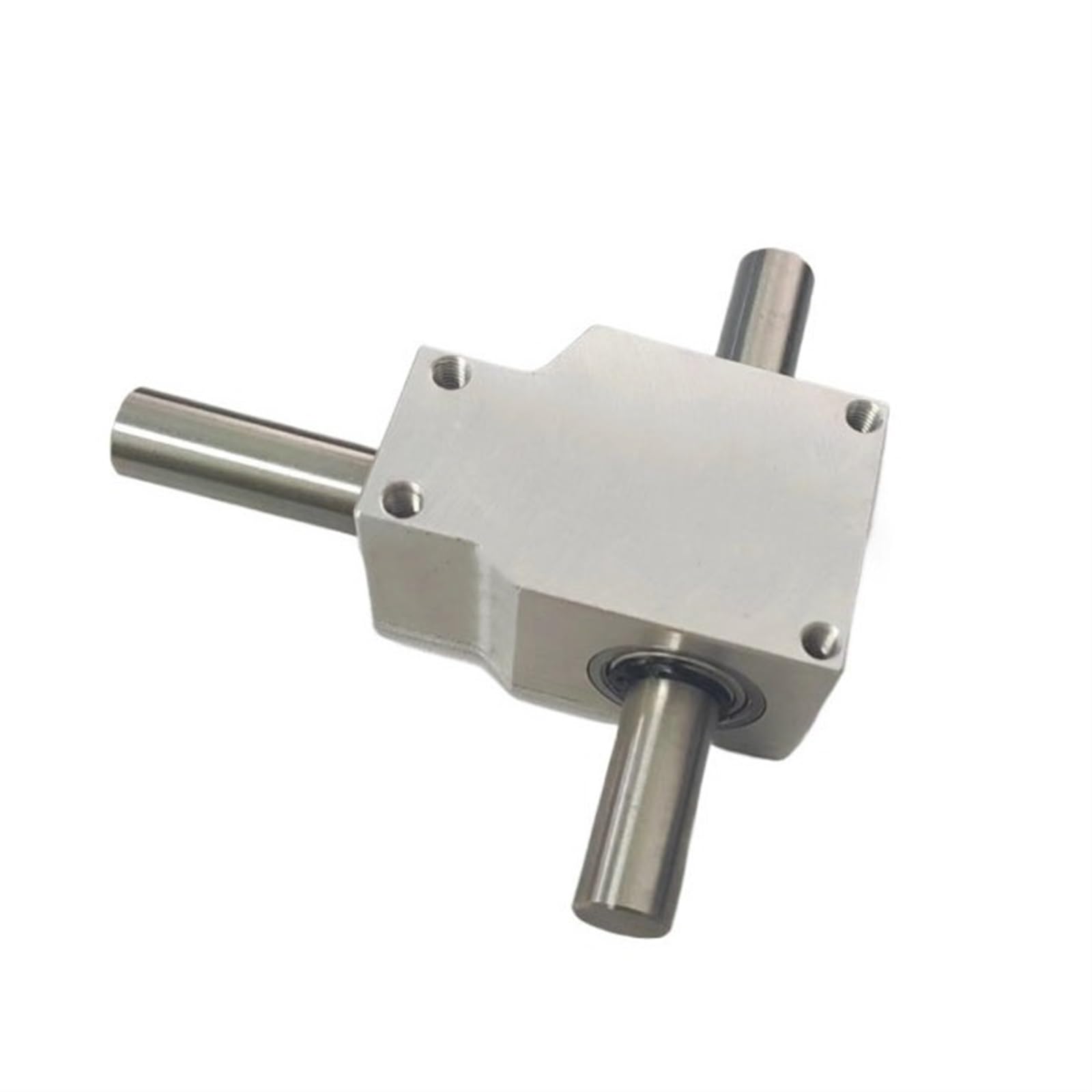 Mechanical Steering 1:1 Transmission Small Reduction Commutator 12mm Shaft 90 Degree Commutator One in Two Out Spiral Bevel Steering Gearbox Direction Transmission