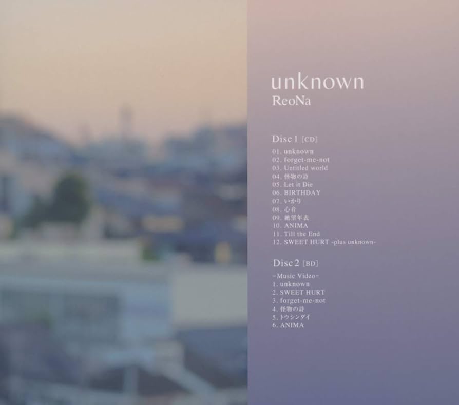 Amazon | unknown (初回生産限定盤) (Blu-ray Disc付) | ReoNa Amazon | unknown (初回生産限定盤) (Blu-ray Disc付) | ReoNa