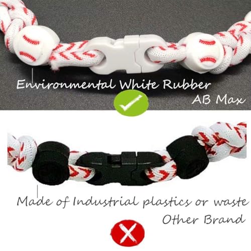 Rope Baseball Necklace - Baseball Tornado Necklace for American Men Women Softball Necklace2