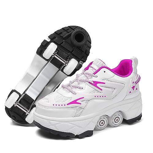 弟子 男の子、女の子、ローラースケートシューズ、 ユニセックス変形