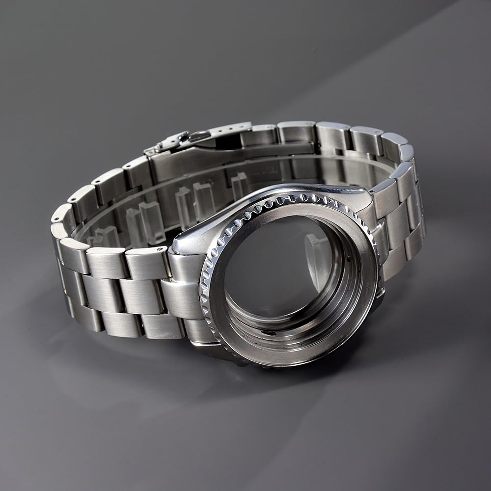 22mm 316L Stainless Steel O-yster Solid Curved End Watch Strap Band Fit For Old SKX007 009 7002 Dive Watch