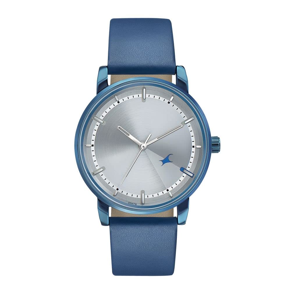 Fastrack Style Up Analog Silver Dial Leather Strap Watch for Men-NS3278QL01 (B0BSFS4F95) Amazon Price History, Amazon Price Tracker