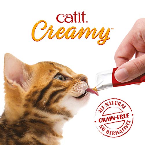 Catit Creamy Pollo, 15 Unidades x 10 g