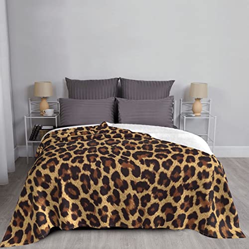 Couverture en flanelle douce imprimé léopard pour des soirées cocooning chaleureuses - 7