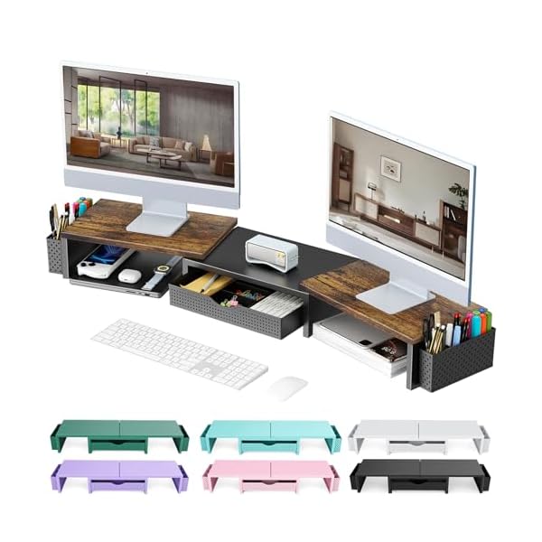 gianotter Dual Monitor Stand Riser,...