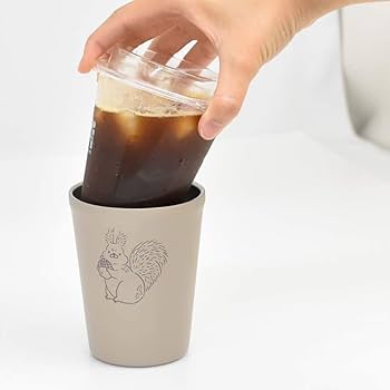 Amazon｜逸品社 sotto(ソット) フタ付タンブラー リス BR 10702