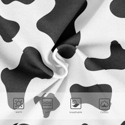 Cow Print Black White Toddler Girls's Underwear 2T 202c11383