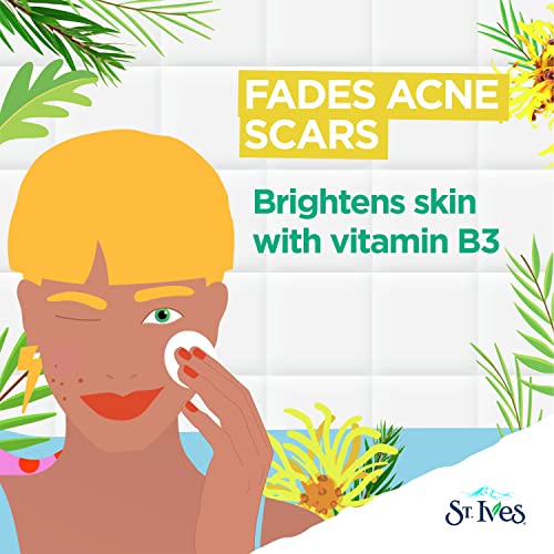 St. Ives Solutions Toner facial 3 em 1 para combinação de pele clara e propensa a acne feita com ext