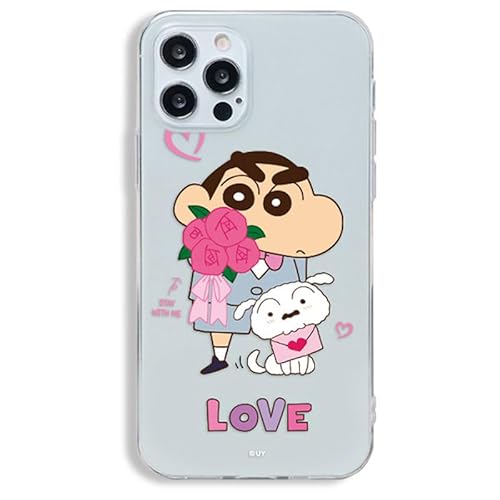 iPhone 17 Pro Max p P[X N񂿂 v|[Y V TPU  WF[ NAP[X y{z Crayon Shinchan Big Cuite Clear S1 Case X}zP[X X}zJo[ ACt