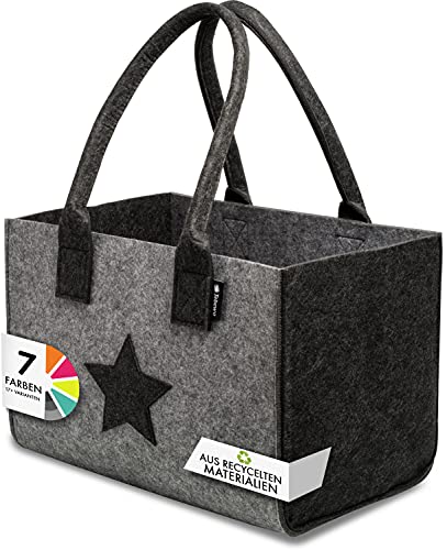 Shopper Filztasche Premium, große Einkaufs-Tasche mit Henkel,...