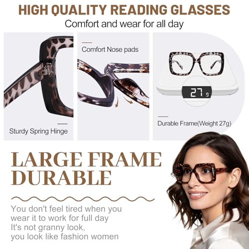 Image of OCCI CHIARI Stylish Reading Glasses Women's Readers Comfort Eyeglasses