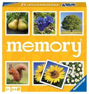 Ravensburger - Memory Nature, Juego Memory para Niños y Familias, Edad Recomendada 6+, 64 Cartas de Juego, 20881 4 | Ya disponible en tu tienda friki favorita! En mundofriki.es! Ravensburger - Memory Nature, Juego Memory para Niños y Familias, Edad Recomendada 6+, 64 Cartas de Juego, 20881 4 | Ya disponible en tu tienda friki favorita! En mundofriki.es!