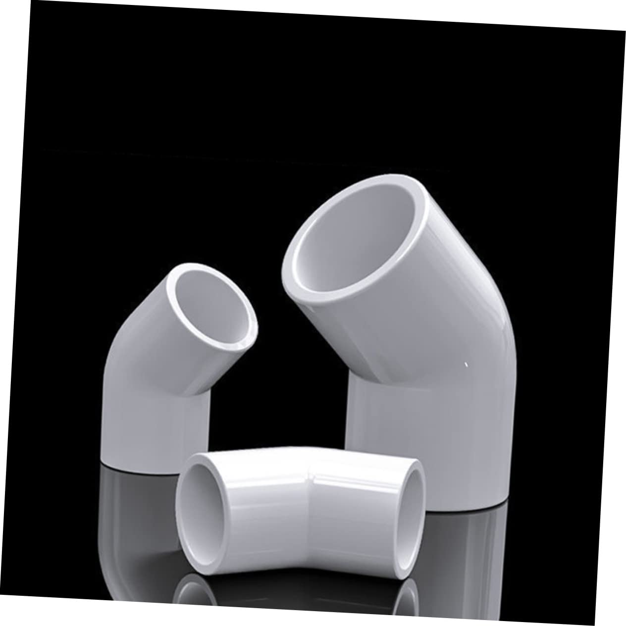 Alipis 3 Set Raccordi Gomito Pvc Connettori Per Giardino E Strutture Resistente E Pratico Per Tubazioni E Riparazioni Alta Professionale 10 Pezzi*3