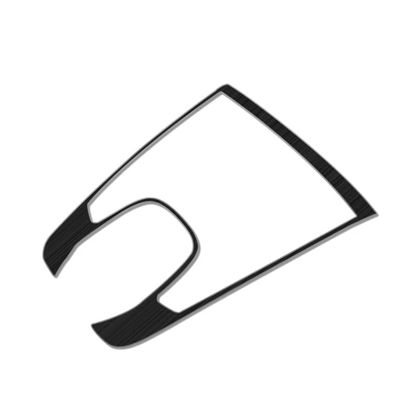 Hqgqcezek Black Interior Decal Trim For Volvo Xc60 2018 2019 2020 2021 2022 2023 2024 2025 Stainless Steel Car Dashboard Audio Speaker Stereo Trim Cover Hqgqcezek(Black)