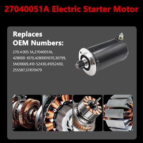 Starter Motor para Ducati Monster 1000 03-05 y más modelos reemplaza 428000-1070 miniatura 3