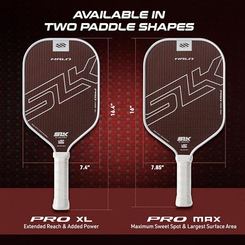 Image of Selkirk Sport SLK Halo Pickleball Paddles | T700 Raw Carbon Fiber Paddle