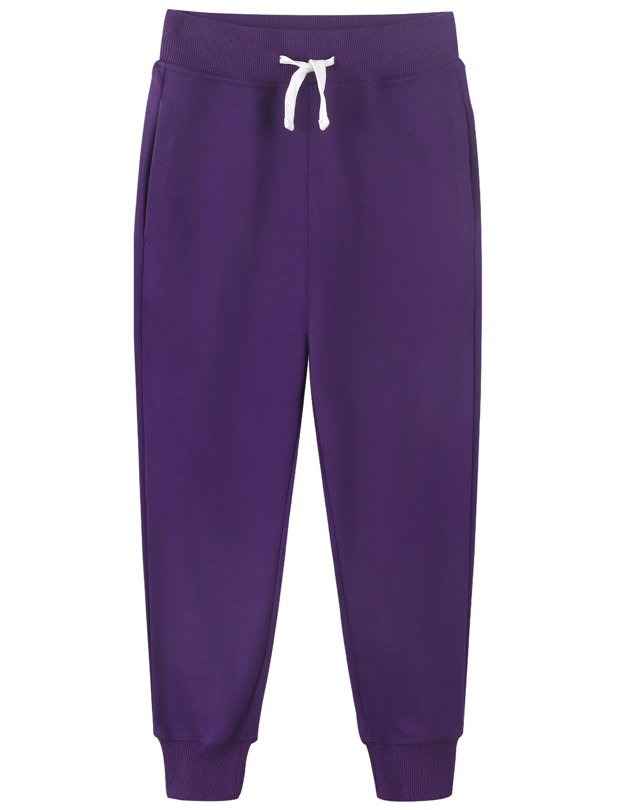 Spring&Gege Pantaloni sportivi sportivi da ragazzo in spugna francese con tasche