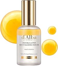 d'alba Piedmont Italian White Truffle Double Layer Revitalizing Serum, 100hr Hydration, Hyaluronic Acid and Centella Asiatica, Skin Firming and Tightening, Long-lasting Korean Skin Care (1.69 fl.oz)