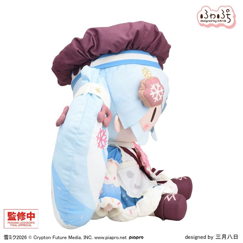 Amazon.co.jp: 雪ミク2026 ふわぷち どでかジャンボぬいぐるみ 公式