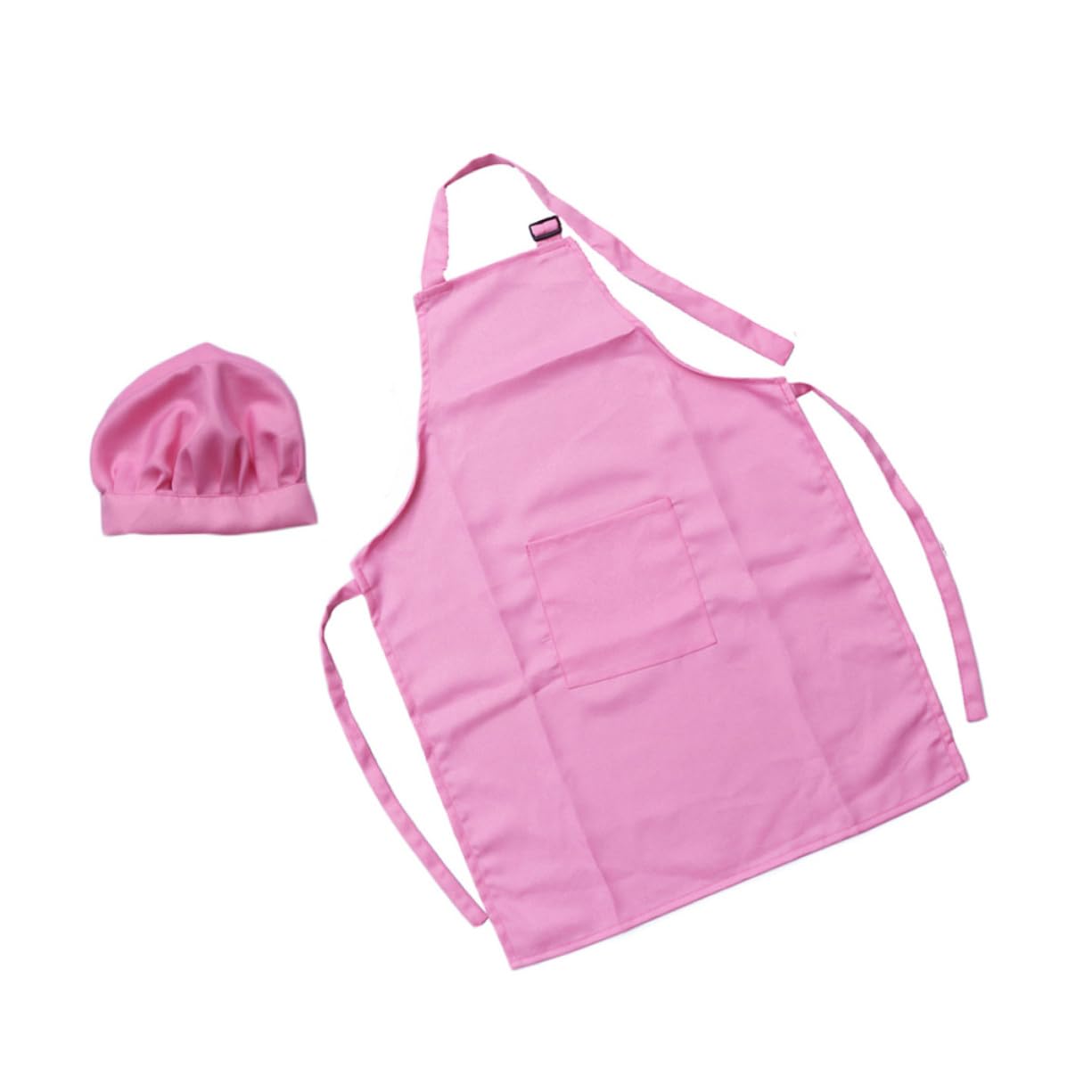 Toyvian 6pezzi Completo Grembiule e Cappello Per Ragazzo Ragazza Gioco Di Ruolo Cucina Per Cucinare e Decorare Feste Rosa Include Grembiule e Cappello Per Attività Creative