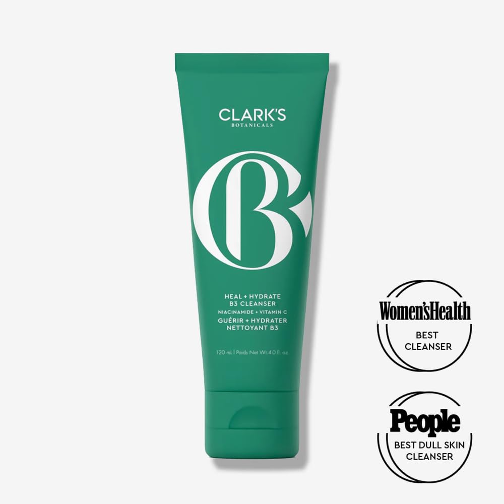 Amazon.com: Clark's Botanicals Heal + Hydrate B3 Cleanser, Daily