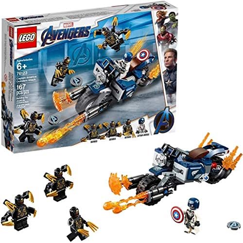 LEGO 76123 - Marvel Super Heroes Captain America: Outrider-Attacke