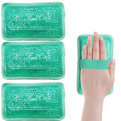 Ice Pack, Hot or Cold Pack Gel Bead Cooling Pad, Reusable for Injuries Medical Health,Swelling and Pain Relief, Tired Eyes, Child Injury, Headache, Sinus Relief (Type2)