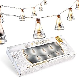 Harry Potter Potion Bottle String Lights, 10 LED String Lights 1.65M/5.4Ft, Indoor String Lights for Bedroom Decor (Warm…