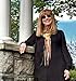 LRW DESIGNS - Women’s Earth Colored Handmade Oblong Patchwork Scarf made from Recycled Sari Fabrics, Embroidered Quilt and Black Tulle with Tail Accents