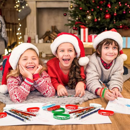 Set de 72 lápices y pulseras de Navidad JUNEBRUSHS miniatura 5