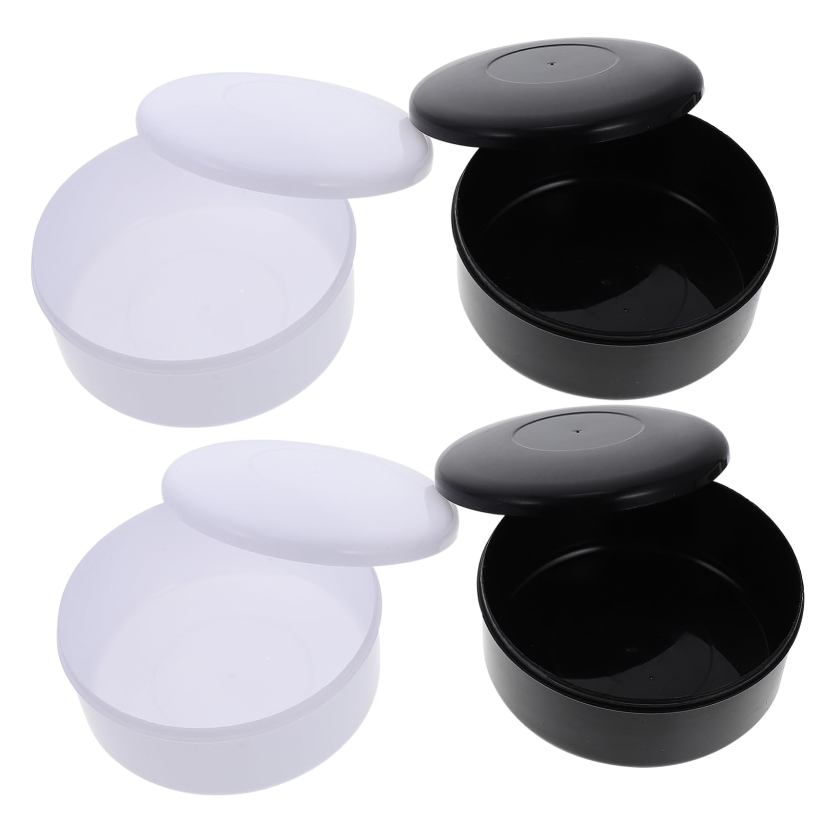 NAMOARLY Go Chess Game Supply Chess Jar Plastic Pieces Box Storage Container for Board Games